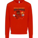 Funny Socket Mechanic DIY Tradesman Tools Kids Sweatshirt Jumper Bright Red