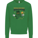 Funny Socket Mechanic DIY Tradesman Tools Kids Sweatshirt Jumper Irish Green