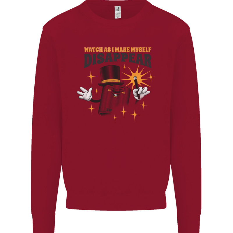 Funny Socket Mechanic DIY Tradesman Tools Kids Sweatshirt Jumper Red
