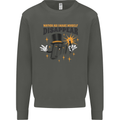 Funny Socket Mechanic DIY Tradesman Tools Kids Sweatshirt Jumper Storm Grey