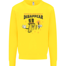 Funny Socket Mechanic DIY Tradesman Tools Kids Sweatshirt Jumper Yellow