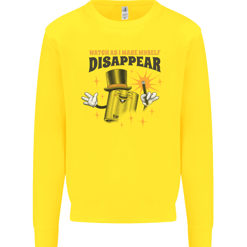 Funny Socket Mechanic DIY Tradesman Tools Kids Sweatshirt Jumper Yellow