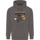 Funny Socket Mechanic DIY Tradesman Tools Mens 80% Cotton Hoodie Charcoal