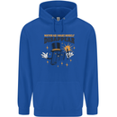 Funny Socket Mechanic DIY Tradesman Tools Mens 80% Cotton Hoodie Royal Blue