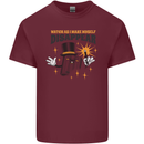Funny Socket Mechanic DIY Tradesman Tools Mens Cotton T-Shirt Tee Top Maroon