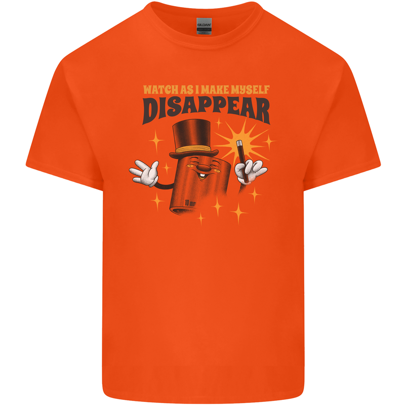 Funny Socket Mechanic DIY Tradesman Tools Mens Cotton T-Shirt Tee Top Orange