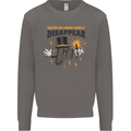 Funny Socket Mechanic DIY Tradesman Tools Mens Sweatshirt Jumper Charcoal