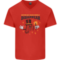 Funny Socket Mechanic DIY Tradesman Tools Mens V-Neck Cotton T-Shirt Red