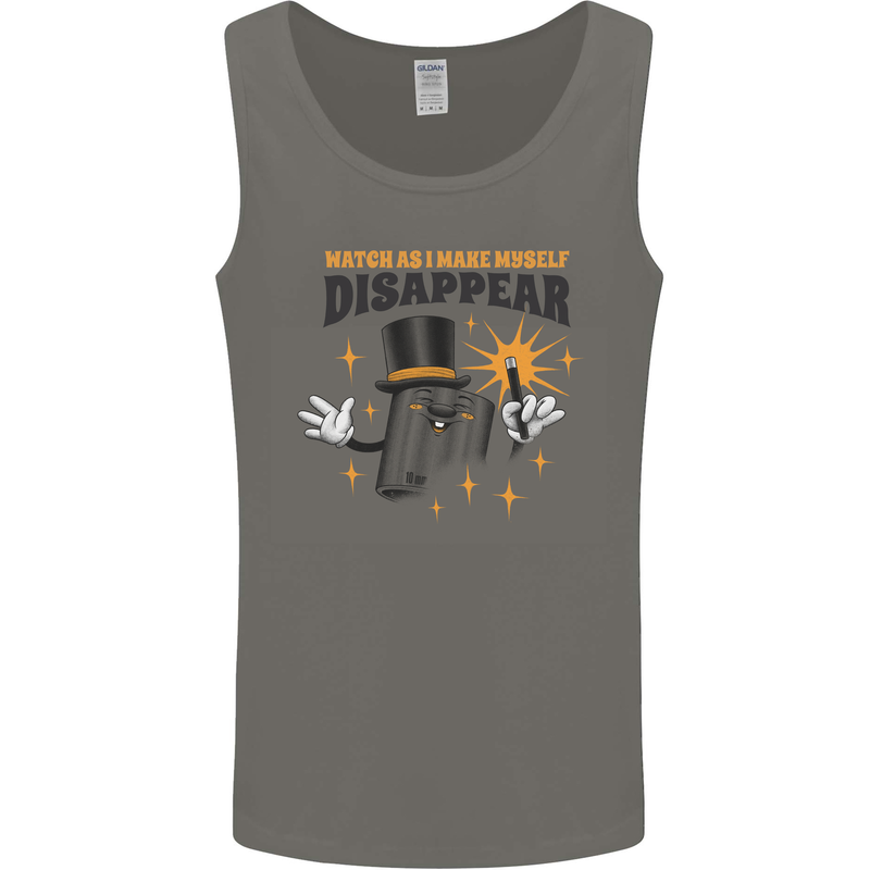 Funny Socket Mechanic DIY Tradesman Tools Mens Vest Tank Top Charcoal
