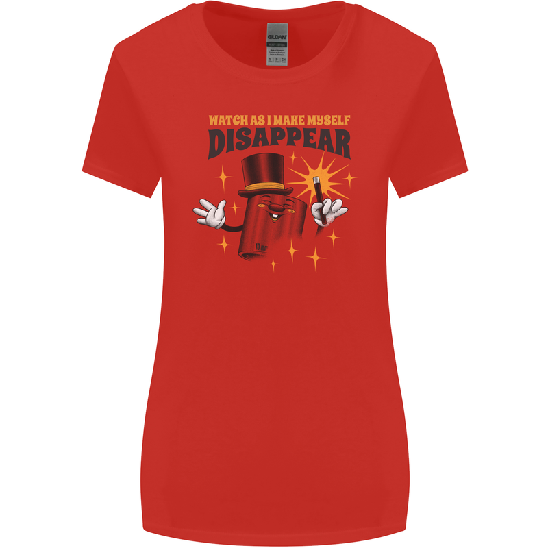 Funny Socket Mechanic DIY Tradesman Tools Womens Wider Cut T-Shirt Red