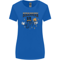 Funny Socket Mechanic DIY Tradesman Tools Womens Wider Cut T-Shirt Royal Blue