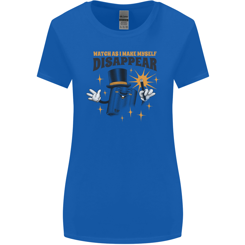 Funny Socket Mechanic DIY Tradesman Tools Womens Wider Cut T-Shirt Royal Blue