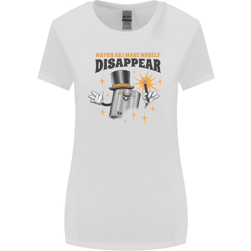 Funny Socket Mechanic DIY Tradesman Tools Womens Wider Cut T-Shirt White