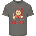 Funny Sushi Cat Food Fish Chef Japan Kids T-Shirt Childrens Charcoal