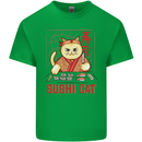 Funny Sushi Cat Food Fish Chef Japan Kids T-Shirt Childrens Irish Green