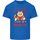 Funny Sushi Cat Food Fish Chef Japan Kids T-Shirt Childrens Royal Blue
