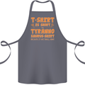 Funny T-Rex Dinosaur Cotton Apron 100% Organic Steel