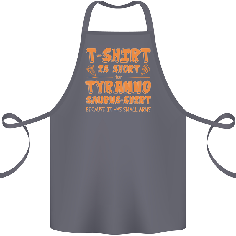 Funny T-Rex Dinosaur Cotton Apron 100% Organic Steel