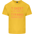 Funny T-Rex Dinosaur Kids T-Shirt Childrens Yellow