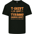 Funny T-Rex Dinosaur Mens Cotton T-Shirt Tee Top Black