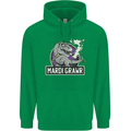 Funny T-Rex Mardi Gras Grawr Dinosaur Childrens Kids Hoodie Irish Green