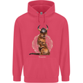 Funny Viking Cat The Vanquisher Childrens Kids Hoodie Heliconia