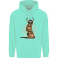 Funny Viking Cat The Vanquisher Childrens Kids Hoodie Peppermint