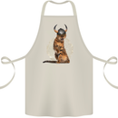Funny Viking Cat The Vanquisher Cotton Apron 100% Organic Natural