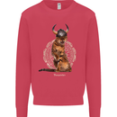 Funny Viking Cat The Vanquisher Kids Sweatshirt Jumper Heliconia