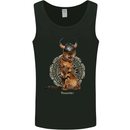 Funny Viking Cat The Vanquisher Mens Vest Tank Top Black