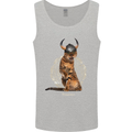Funny Viking Cat The Vanquisher Mens Vest Tank Top Sports Grey