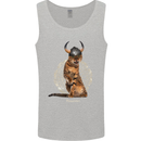 Funny Viking Cat The Vanquisher Mens Vest Tank Top Sports Grey