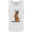 Funny Viking Cat The Vanquisher Mens Vest Tank Top White