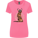 Funny Viking Cat The Vanquisher Womens Wider Cut T-Shirt Azalea