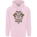 Funny Viking Wife Quote Wedding Anniversary Childrens Kids Hoodie Light Pink