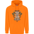 Funny Viking Wife Quote Wedding Anniversary Childrens Kids Hoodie Orange