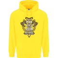 Funny Viking Wife Quote Wedding Anniversary Childrens Kids Hoodie Yellow