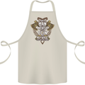 Funny Viking Wife Quote Wedding Anniversary Cotton Apron 100% Organic Natural