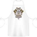 Funny Viking Wife Quote Wedding Anniversary Cotton Apron 100% Organic White