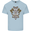 Funny Viking Wife Quote Wedding Anniversary Kids T-Shirt Childrens Light Blue