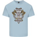 Funny Viking Wife Quote Wedding Anniversary Kids T-Shirt Childrens Light Blue