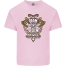Funny Viking Wife Quote Wedding Anniversary Kids T-Shirt Childrens Light Pink