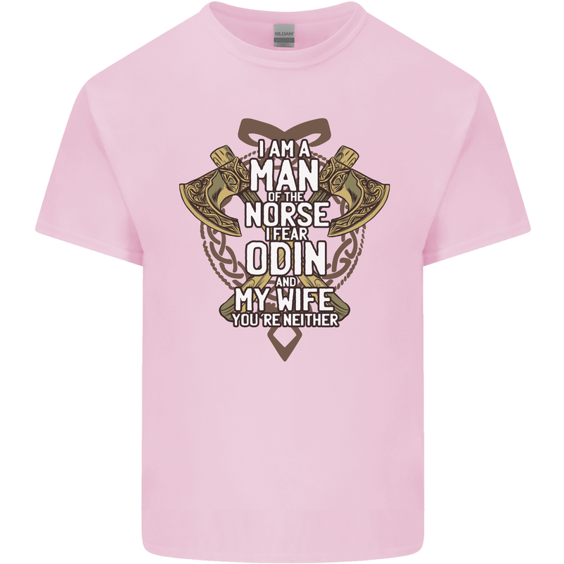 Funny Viking Wife Quote Wedding Anniversary Kids T-Shirt Childrens Light Pink
