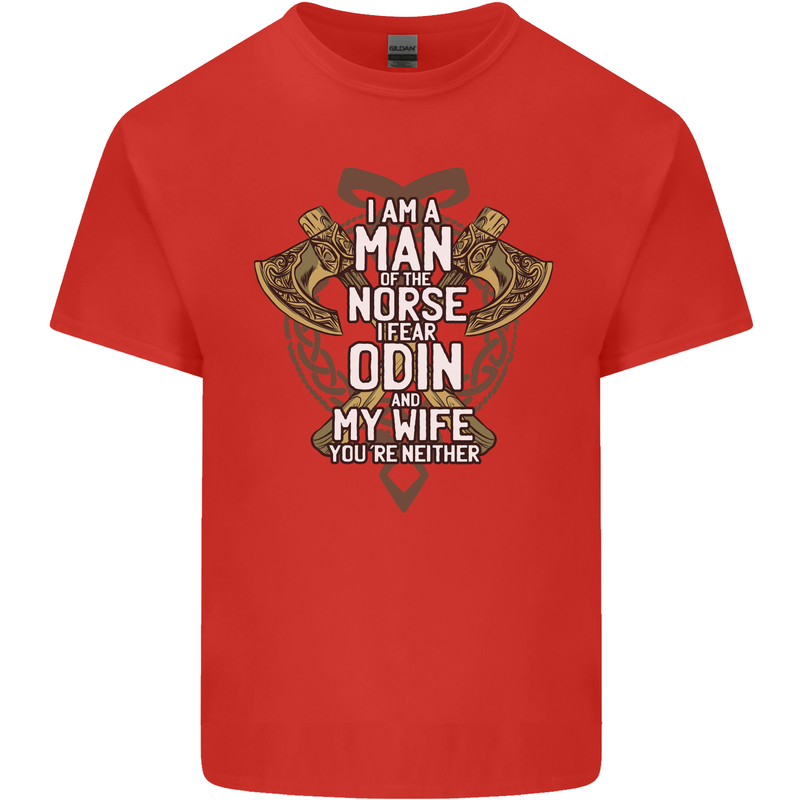 Funny Viking Wife Quote Wedding Anniversary Kids T-Shirt Childrens Red