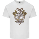 Funny Viking Wife Quote Wedding Anniversary Kids T-Shirt Childrens White