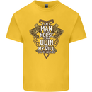 Funny Viking Wife Quote Wedding Anniversary Kids T-Shirt Childrens Yellow