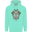 Funny Viking Wife Quote Wedding Anniversary Mens 80% Cotton Hoodie Peppermint