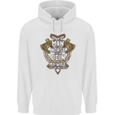 Funny Viking Wife Quote Wedding Anniversary Mens 80% Cotton Hoodie White