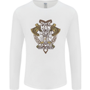 Funny Viking Wife Quote Wedding Anniversary Mens Long Sleeve T-Shirt White