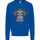 Funny Viking Wife Quote Wedding Anniversary Mens Sweatshirt Jumper Royal Blue